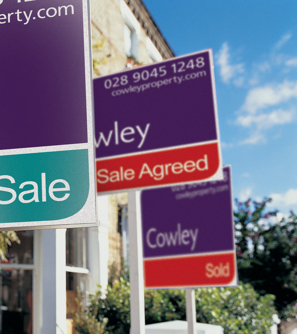 Cowley Property Sign Board